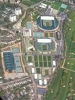 Image 48Aerial view of the grounds (from Wimbledon Championships)