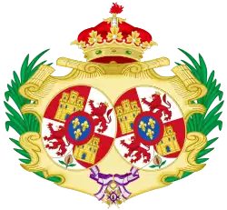 Coat of arms as a married woman (1860-1875)