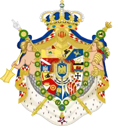 Medium Coat of arms (1808–1815) of Naples