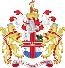 Coat of arms of Melbourne[16]