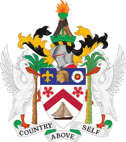 Coat of arms of Saint Kitts and Nevis