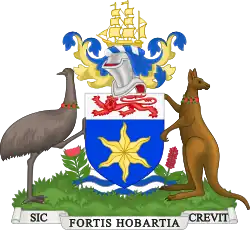 Coat of arms of Hobart[20]