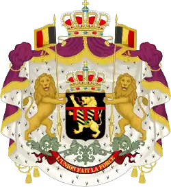 Coat of Arms of the Count of Flanders (1837-1909)