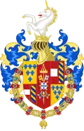 Coat of Arms under the Farnese Coat of Arms under the Bourbon-Parma of Parma