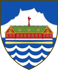 Image 4The "red siminar", a college building pictured in the coat of arms of Nuuk, the capital city of Greenland (from College)
