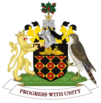 Coat of arms of Standish with Langtree (ward)