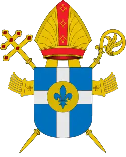 Coat of arms of the Archdiocese of Santa Maria
