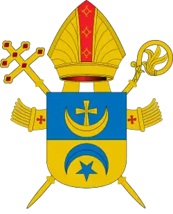 Coat of arms of the Archdiocese of Vitória da Conquista