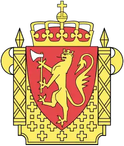 Coat of arms of the Norwegian Police Service.