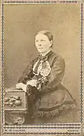 Frederick H. Coldrey (c. early 1870s) Carte de Visite portrait of a woman.