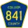 County Road 841 marker