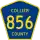 County Road 856 marker