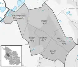 District map of Ehrenfeld