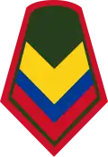 Sargento segundo (Colombian National Army)[7]