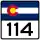 Colorado State Highway Route 114