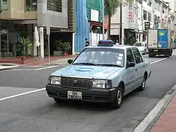 Toyota Crown Comfort in old Comfort livery