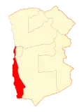 Map of Iquique in Tarapacá Region
