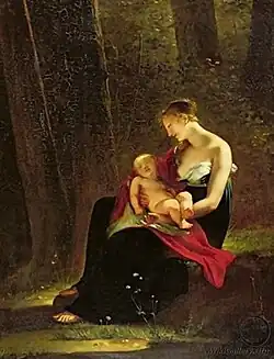 L'heureuse mère (The Happy Mother), Musée du Louvre, Paris