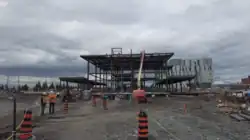 Construction of Algonquin Station – April 2022