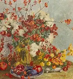 Still Life with Pink Flowers