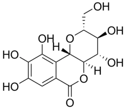 Chemical structure of norbergenin