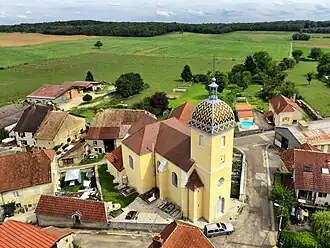 The church in Courcuire