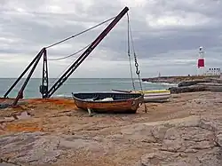 Portland Bill's Steel Crane