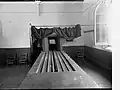 Crematorium on West Terrace , inside room looking into crematorium, 1919