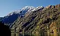 Southwest aspect from Milford Sound