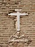 Cross on facade
