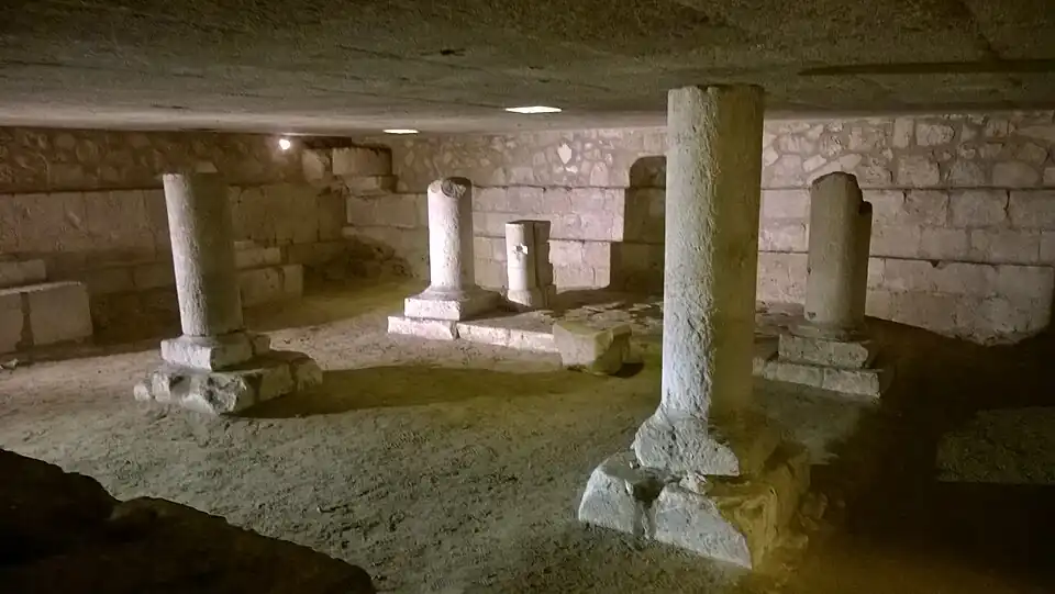The crypt of the Cathedral