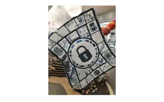 Cryptography Quilt represents 27 ways to encode messages