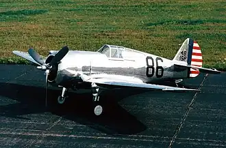 Curtiss P-36A Hawk in the markings of the aircraft flown by Rasmussen during the Pearl Harbor attack