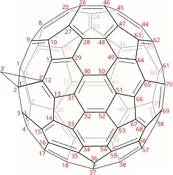 3'H-Cyclopropa[2,12](C 70-D5h(6))[5,6]fullerene.