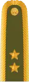 Generálmajor (Czech Land Forces)[23]