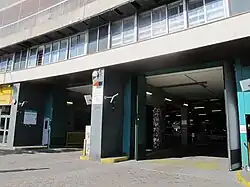 Bus depot at no. 6bis.