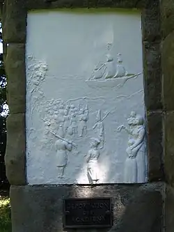 Details of the memorial.