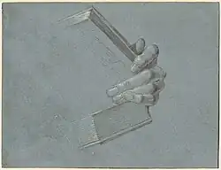 Hand with Book, 19,1 x 25,2&nbsp;cm, Albertina (3103)