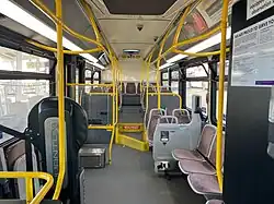 2018 New Flyer XD35 #1810 interior