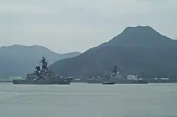 Haruna and JS&nbsp;Shirane on 28 September 2009