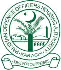 Official seal of Pakistan Defence Officers Housing Authority (PDOHA) Karachi ڈیفنس ہاؤسنگ اتھارٹی کراچی