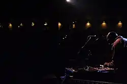 DJ Logic performing at Vail Snow Daze, 2008