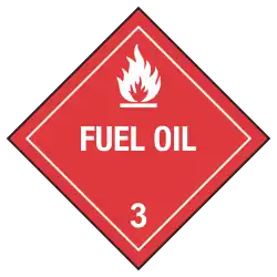 Class 3: Fuel Oil (Alternate Placard)
