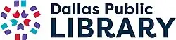 The logo of the Dallas Public Library