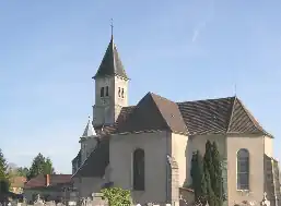 The church in Damparis