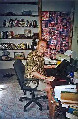 Dan McLeod at work near Cooktown, Australia