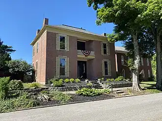 Daniel Baker House - Built c.1820 by Daniel Baker. According to the book "Heritage of Architecture and Arts in Fairfield County, Ohio" by Ruth W. Drinkle this house was also used as a stop on the Underground Railroad along with several other nearby houses such as the Dr. Simon Hyde house across the street.
