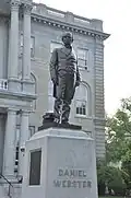 Pedestal of Daniel Webster New Hampshire State House Grounds, Concord, New Hampshire, 1885-86.