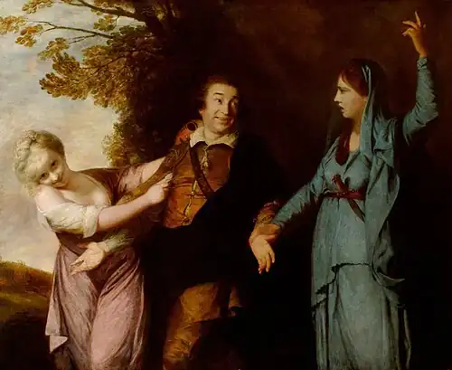 David Garrick Between Tragedy and Comedy, 1761, Joshua Reynolds