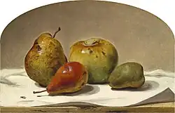 Three Pears and an Apple, 1857 - National Gallery of Art